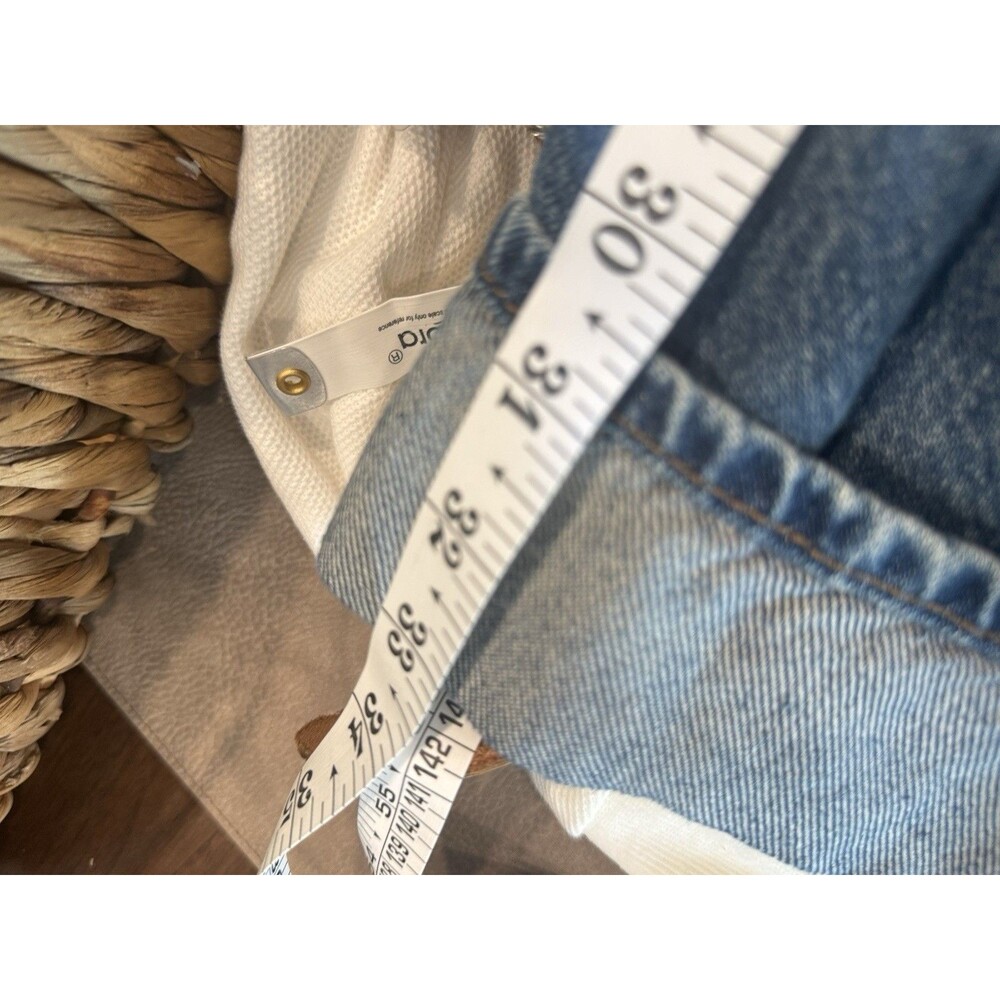 We The Free Final Countdown Cuffed Low Rise Jeans Free People Blue 27 - Picture 13 of 15